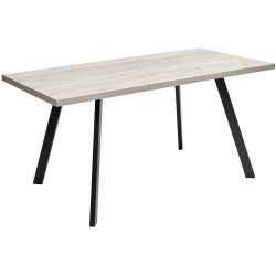 Ламинированные столы белого цвета. BRICK-М-120  обеденный стол с ламинированной столешницей