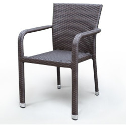 Дачный стул-кресло на металлическом каркасе. А-2001