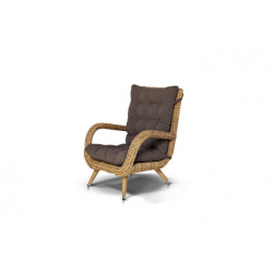 Дачный стул на каркасе из искусственного ротанга. ТОЛЕДО