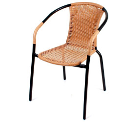Дачный стул-кресло на металлическом каркасе. АСОЛЬ TLH-037C 