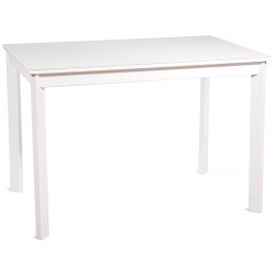 Стеклянные столы белого цвета. NELSON стеклянный обеденный стол