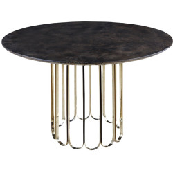 Керамические столы со столешницей круглой формы. ВЕНА NH1980DJ керамический обеденный стол