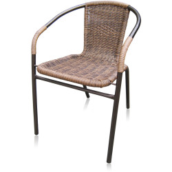 Дачный стул-кресло на металлическом каркасе. TLH-037
