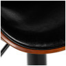 KARTER BLACK барный стул на металлическом каркасе 