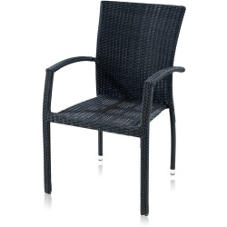 Дачный стул-кресло на каркасе из искусственного ротанга. Y-274