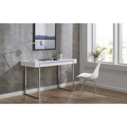 Белый компьютерный стол. KS 2380 компьютерный стол