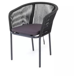 Дачный стул-кресло на металлическом каркасе. МАРСЕЛЬ