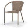 Дачные стулья-кресла Плетеное кресло Y137C-W56 Light brown