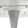 Кухонные столы Стол Tulip диам. 90см, белый мрамор