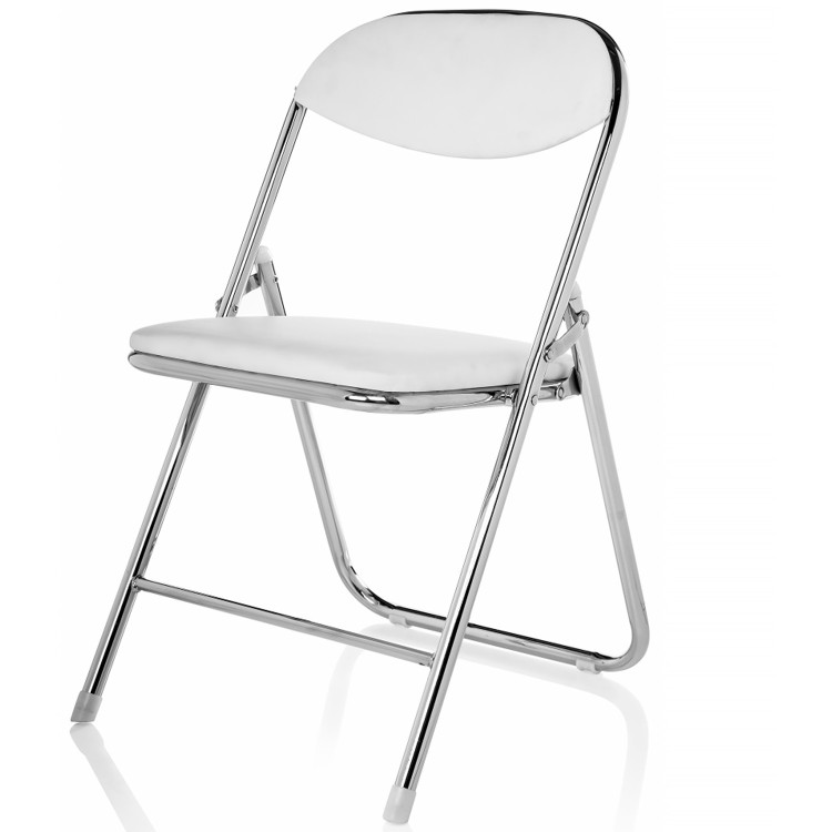 Раскладной стул мягкий металлический (черный) 422556