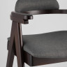 OLAV стул обеденный из массива гевеи с обивкой тканью